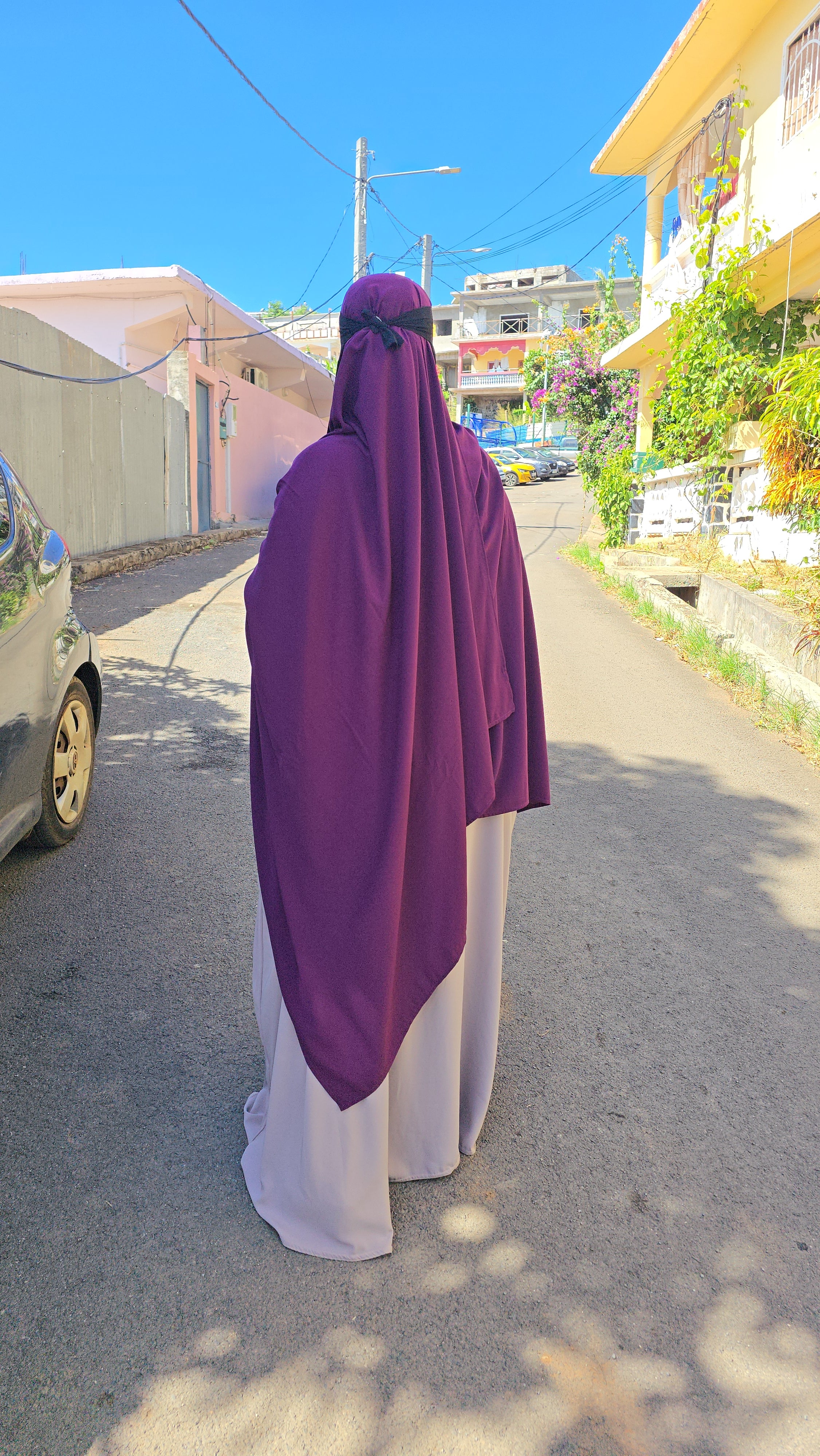 Maxi Hijab XXL Bella - Azul petróleo