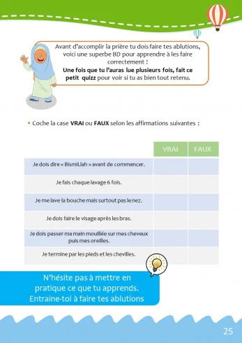 MON CAHIER D'ACTIVITÉS DINI 6-9 ANS