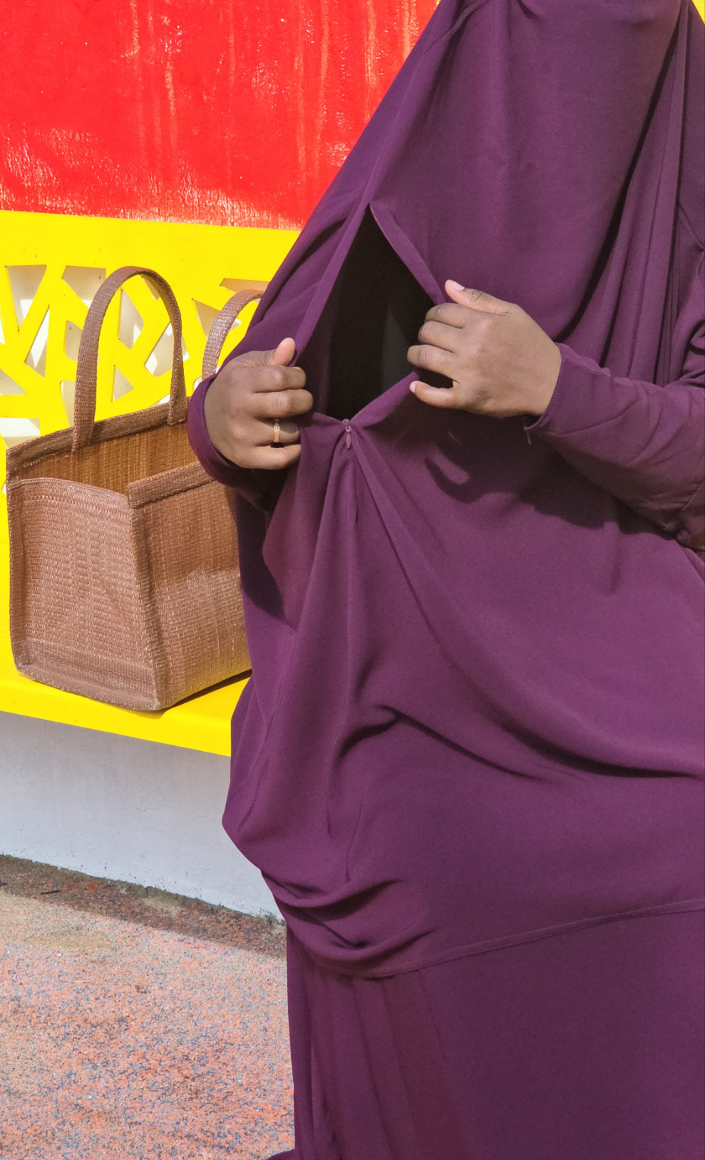 Jilbab 2 pièces Jupe – Allaitement - Tissu Woolpeach Premium