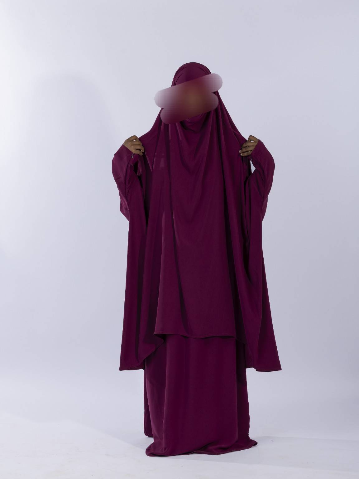 Jilbab 2 pièces Jupe – Tissu Woolpeach Premium