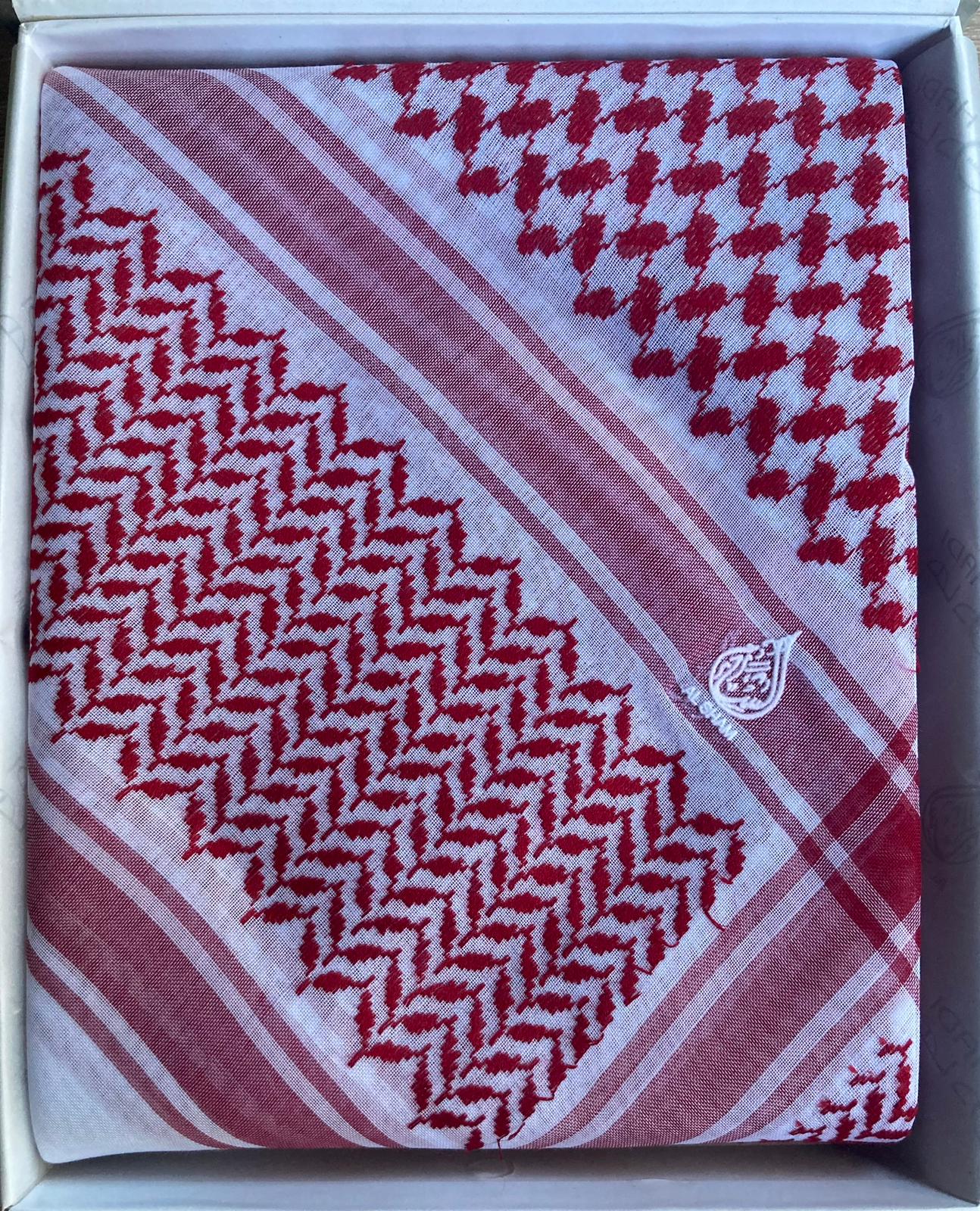 Ghutra Saoudien Rouge et Blanc | Keffieh