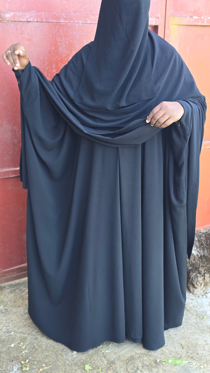 Abaya Saoudienne - Tissu Woolpeach Premium