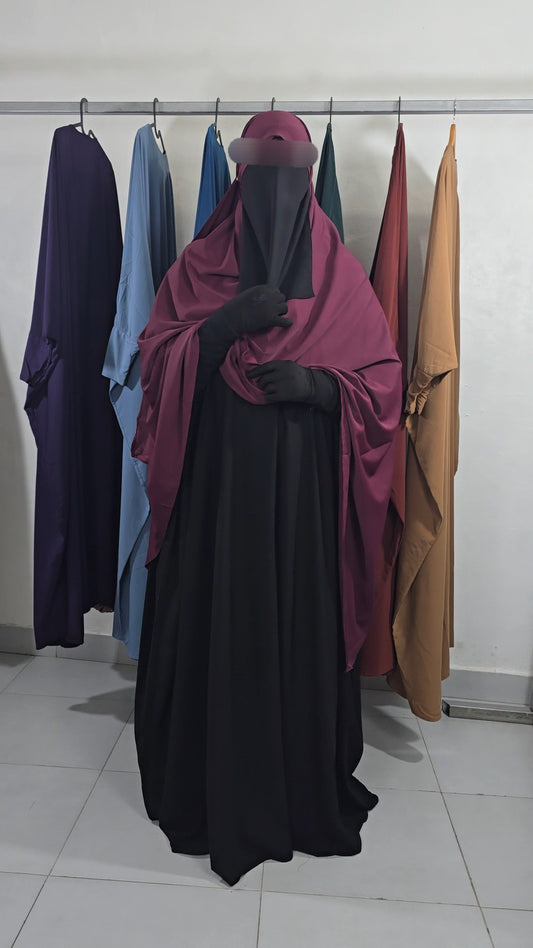 Maxi Hijab Prêt à Enfiler Soie de Médine — May'Islam Collection