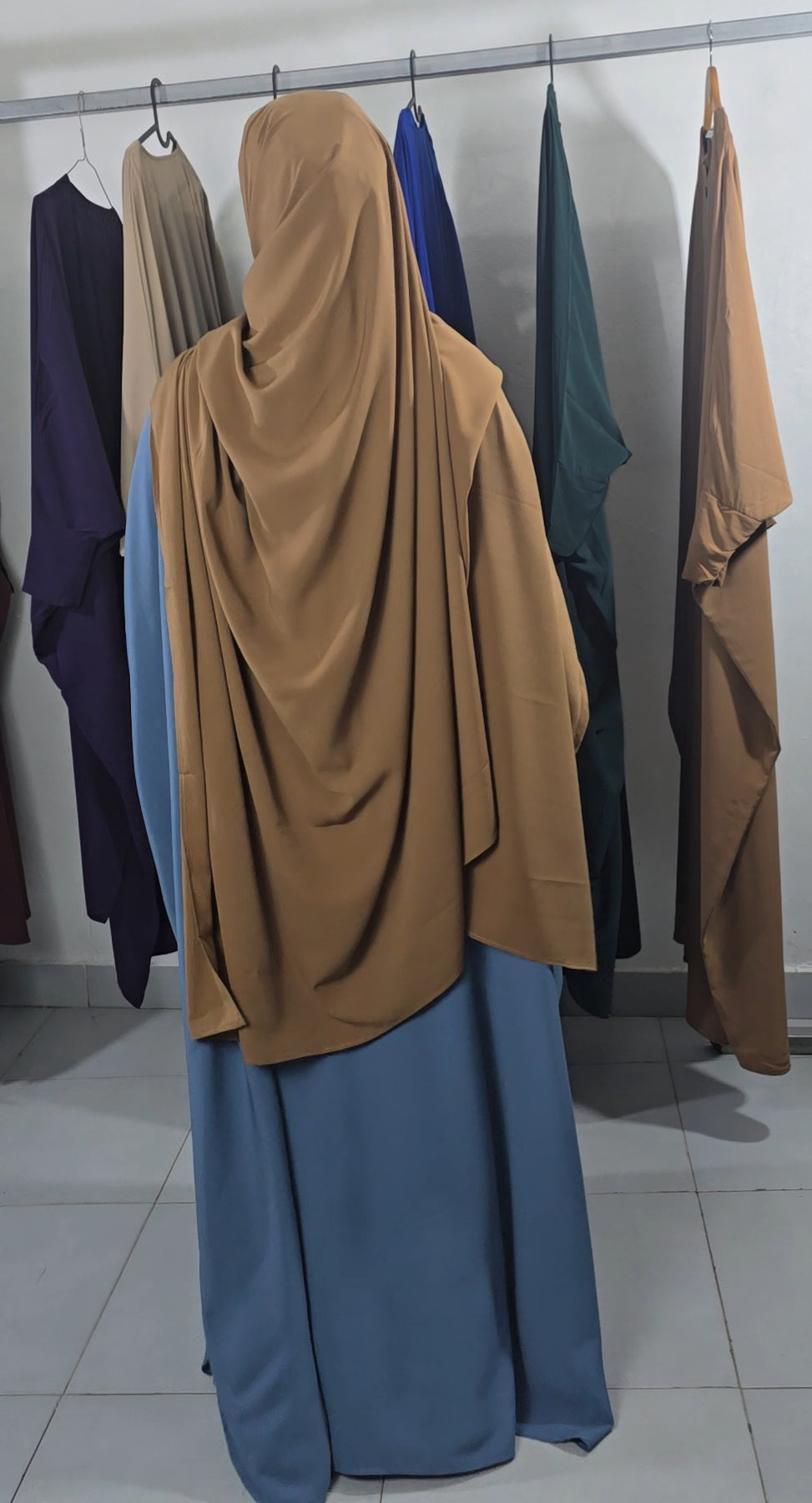 Maxi Hijab Prêt à Enfiler — Woolpeach | May'Islam Collection