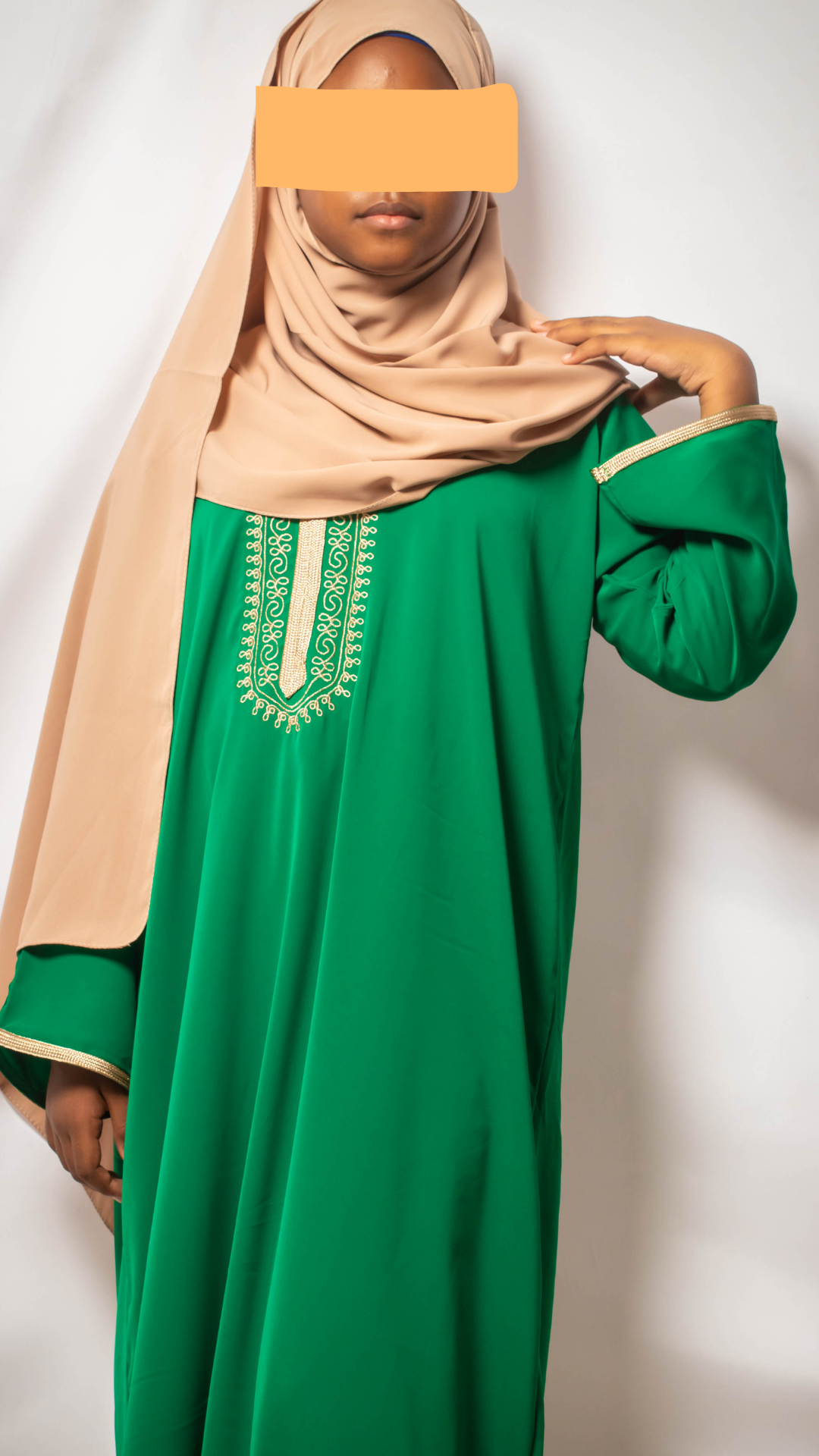 Abaya Motif Doré