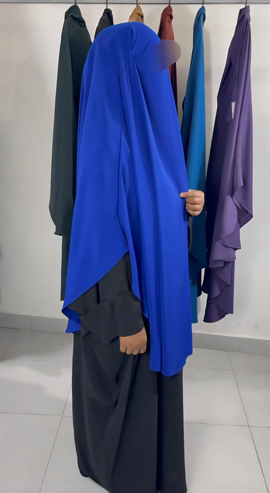 Khimar Awrah  Arrondi Woolpeach — May'Islam Collection