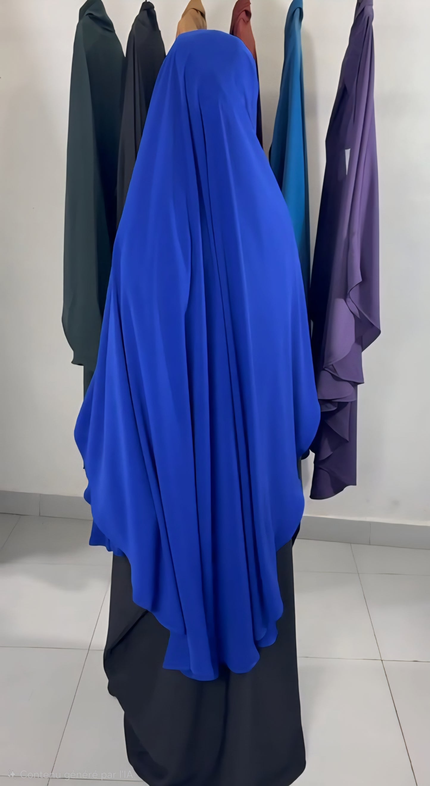 Khimar Awrah  Arrondi Woolpeach — May'Islam Collection
