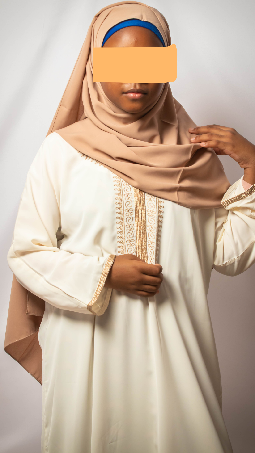 Abaya Motif Doré