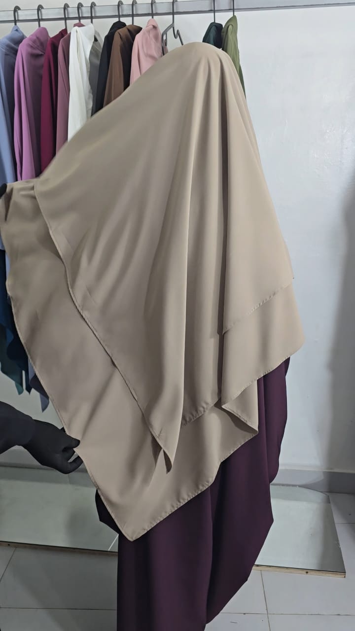 Khimar Médine 2 voiles - Moyen