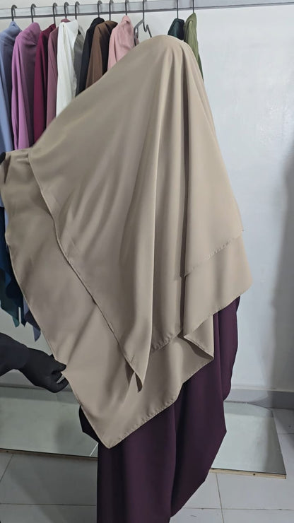 Khimar Médine 2 voiles - Moyen