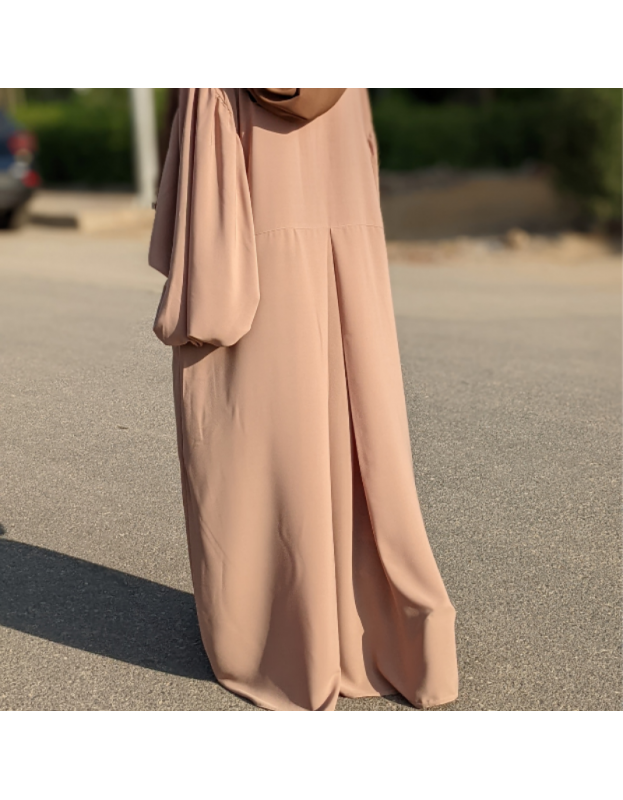 Abaya Yemi - Taupe claire