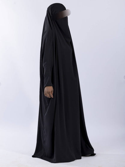 Jilbab 1 pièce Basic  – Tissu Woolpeach Premium