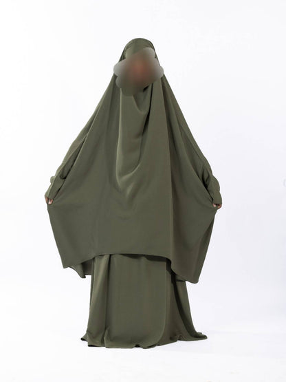 Jilbab 2 pièces Jupe – Tissu Woolpeach Premium