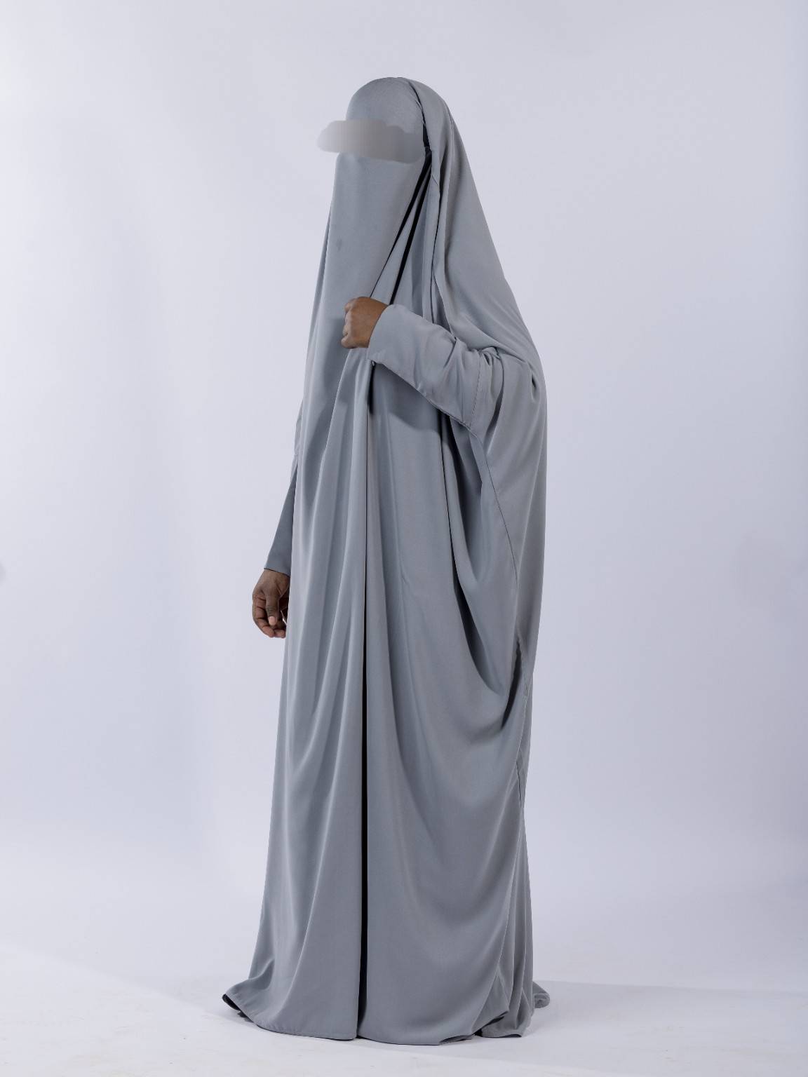 Jilbab 1 pièce Basic  – Tissu Woolpeach Premium