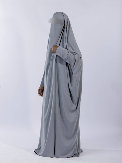 Jilbab 1 pièce Basic  – Tissu Woolpeach Premium