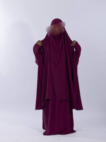 Jilbab 2 pièces Jupe – Tissu Woolpeach Premium