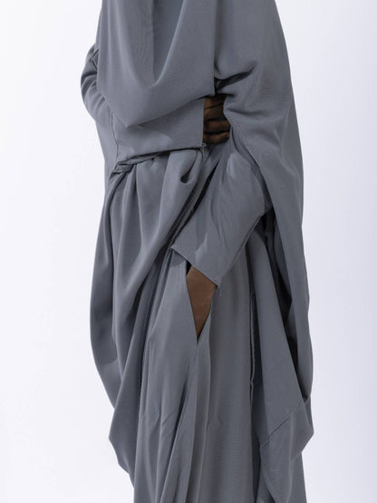 Jilbab 2 pièces Jupe – Tissu Woolpeach Premium