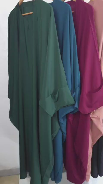 Abaya Papillon _ Manches Kimono clips
