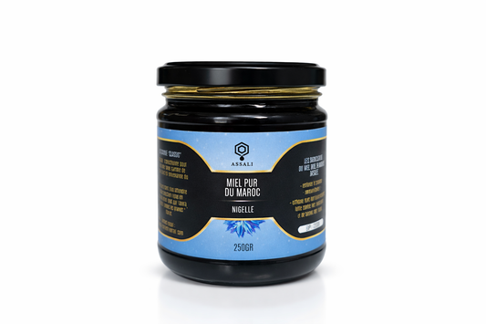 Miel pur du Maroc à la nigelle 250g – Assali