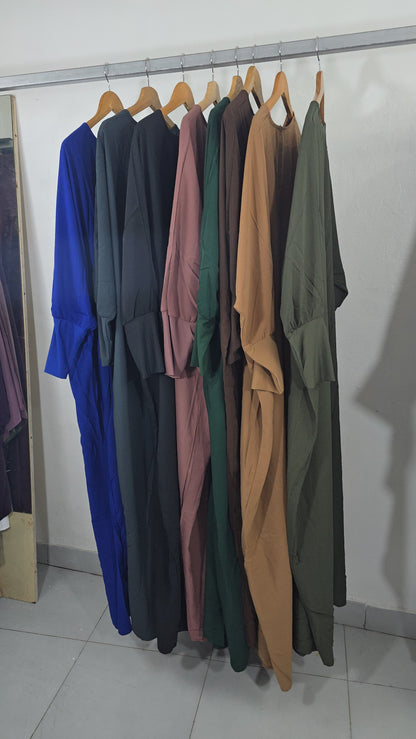 Abaya Basic Semi-Saoudienne
