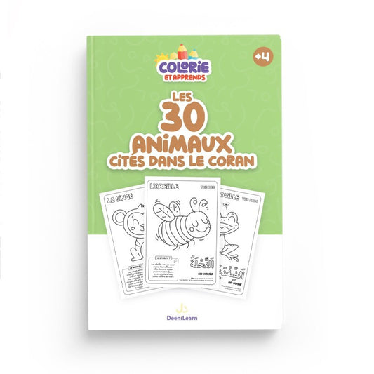 Colorie et apprends les 30 animaux cités dans le Coran - DeeniLearn