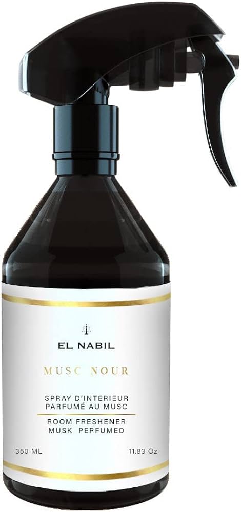Spray d'intérieur El Nabil – Musc Nour | Parfum maison épicé boisé et gourmand 350ml
