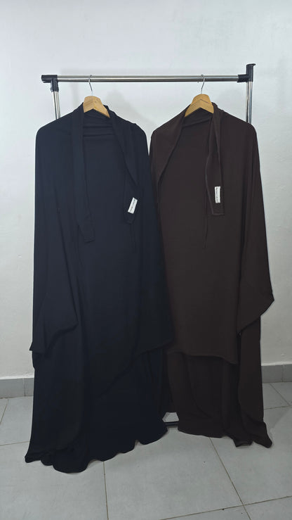 Jilbab 2 pièces Jupe  – Allaitement -  Tissu Woolpeach Premium