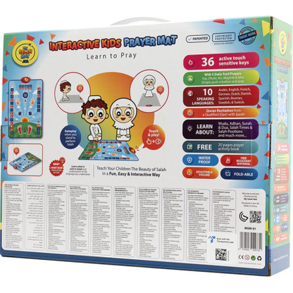 Tapis de prière interactif enfant - Garçon - My Salah Mat