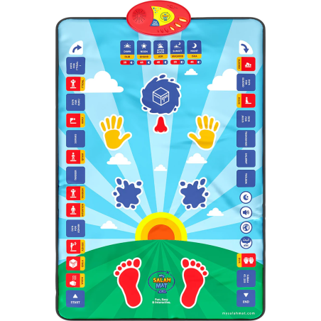 Tapis de prière interactif enfant - Garçon - My Salah Mat